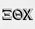 Xi Theta Chi greek letters