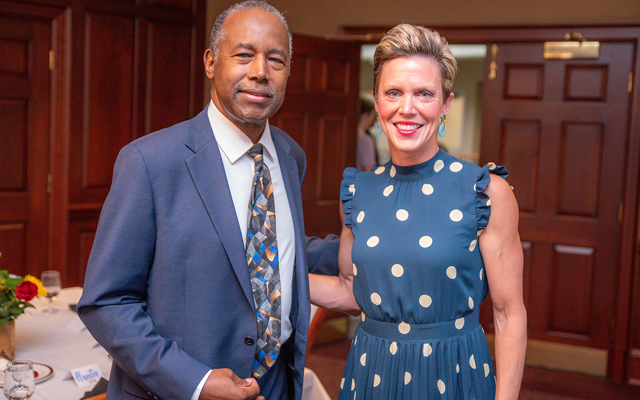 Ben Carson and  Alice Kassens