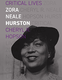 Cropped book cover with title "Critical Lives: Zora Neale Hurston" and a black-and-white photo of Hurston.
