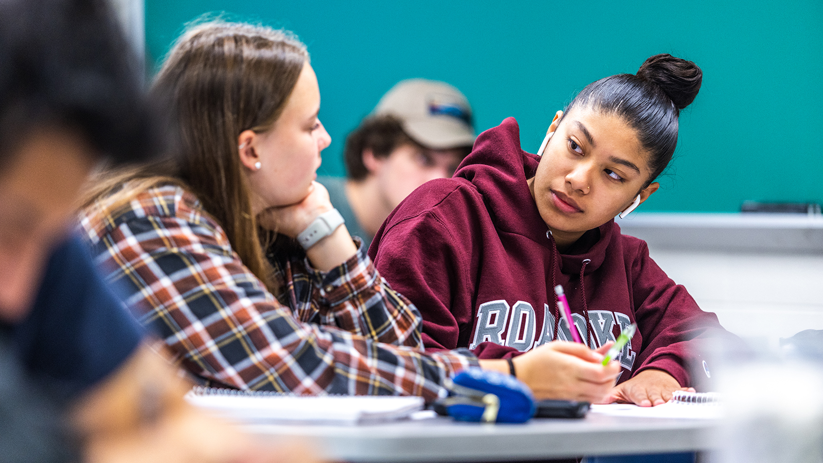 students in class