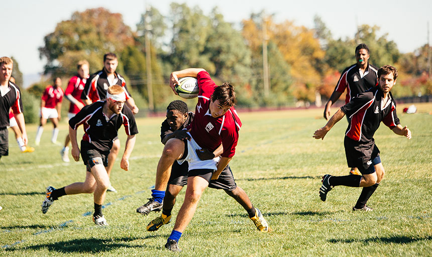 Men's Rugby Game Roanoke V. Longwood Roanoke College