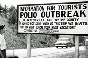polio sign