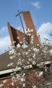 Outside the Benne Center for Religion and Society