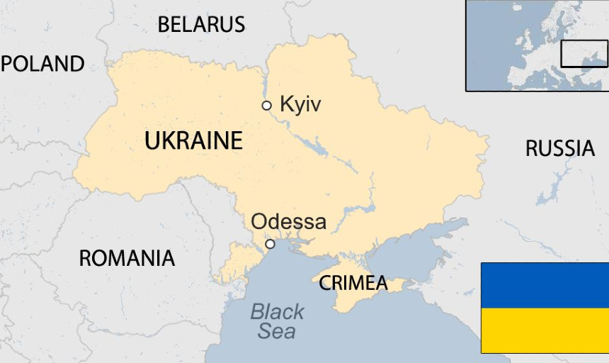 Map of Ukraine