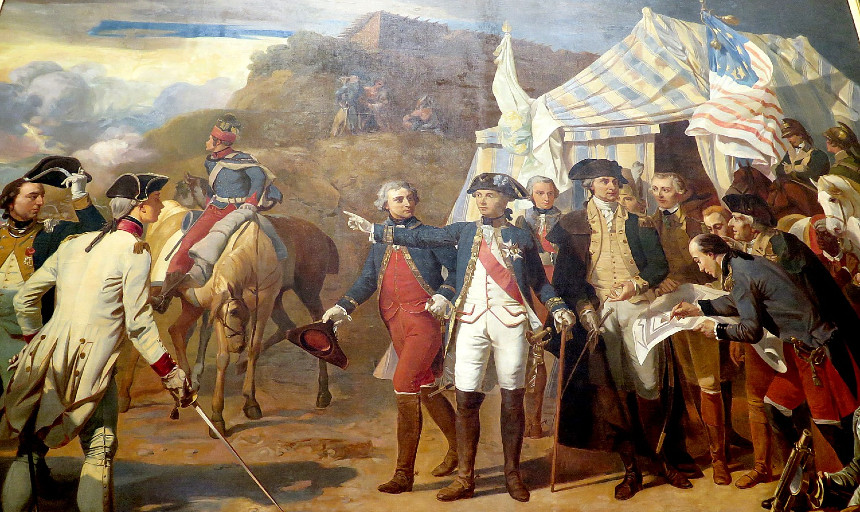 Revolutionary War painting