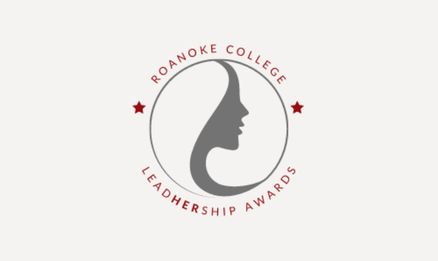 Roanoke College Women in LeadHERship Logo