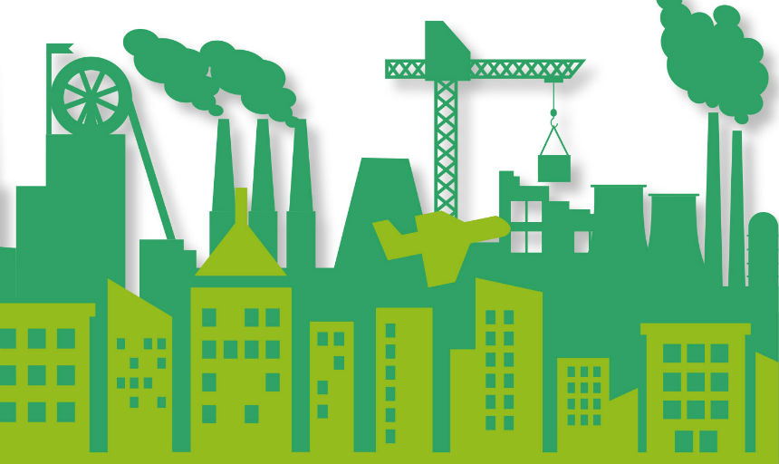 City environment graphic