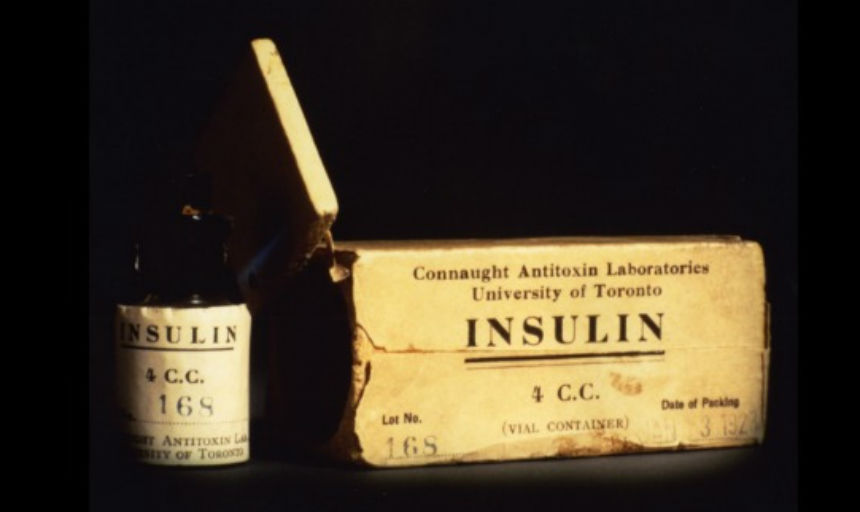 insulin package when first discovered