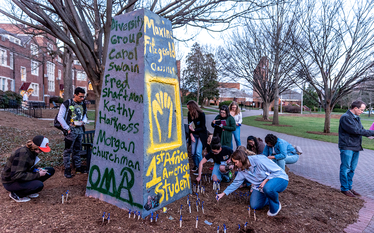 black history month vigil