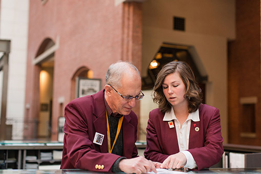 Claudia Jacobs interning at Holocaust Museum in D.C.