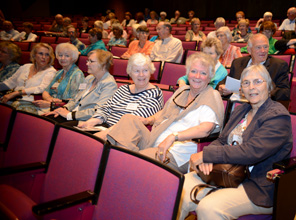 Roanoke college elderscholars in an auditorium