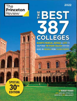 Cover of the princeton review: the best 379 colleges 2022 edition