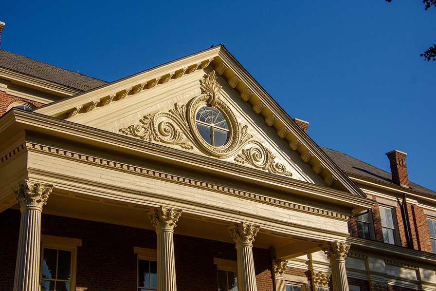 portico of the administration building