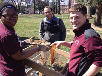 public history students working in the field