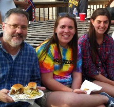 Students at the spring picnic