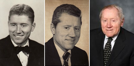 Three photos of S. Maynard Turk taken over the years