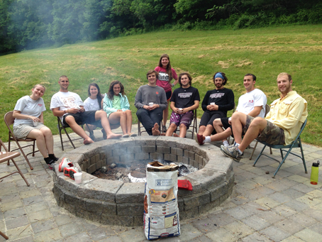 Students on may term at alta mons camp