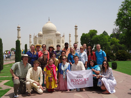 Students on may term in india