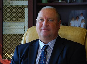 Tommy East smiles for a photo