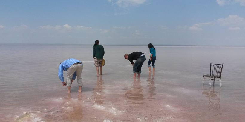 Roanoke students searching the waters of Turkey