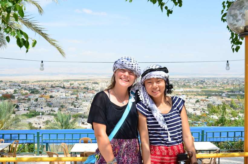 Students in front of Jericho