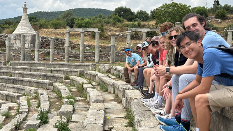 students in Greece