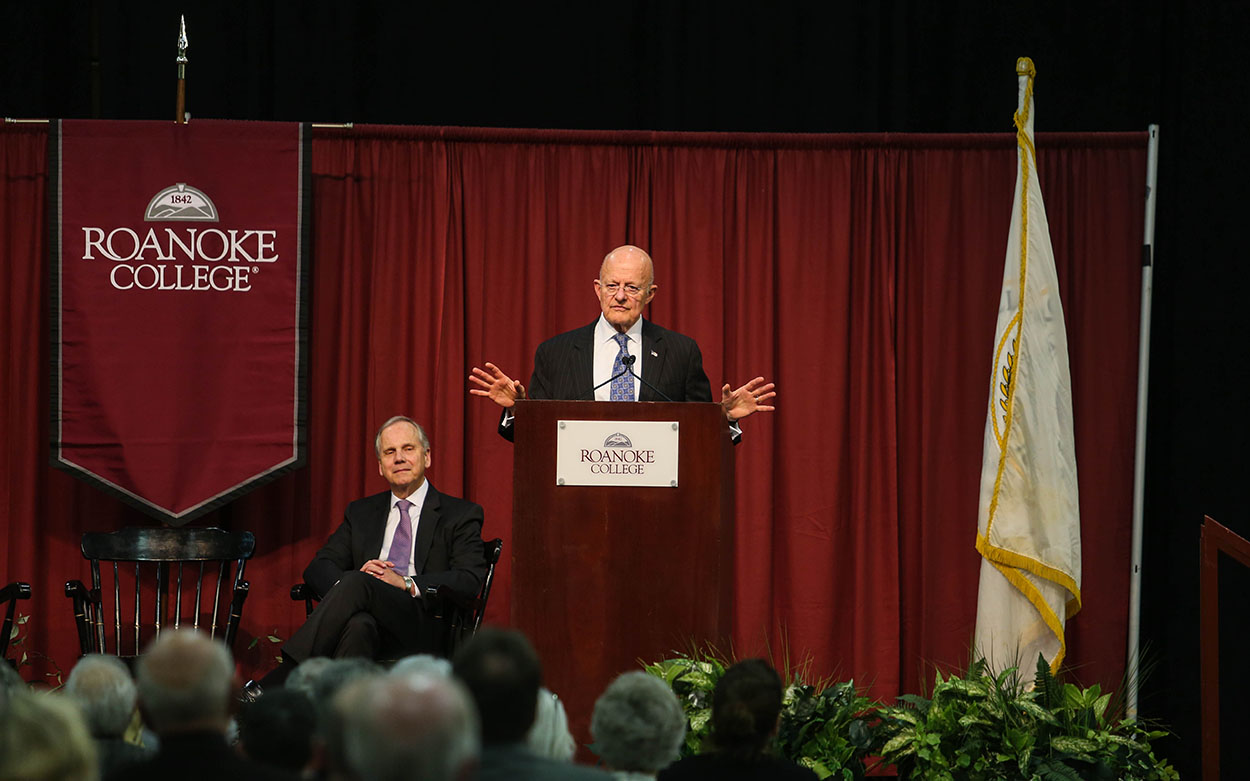 General Clapper at Roanoke College