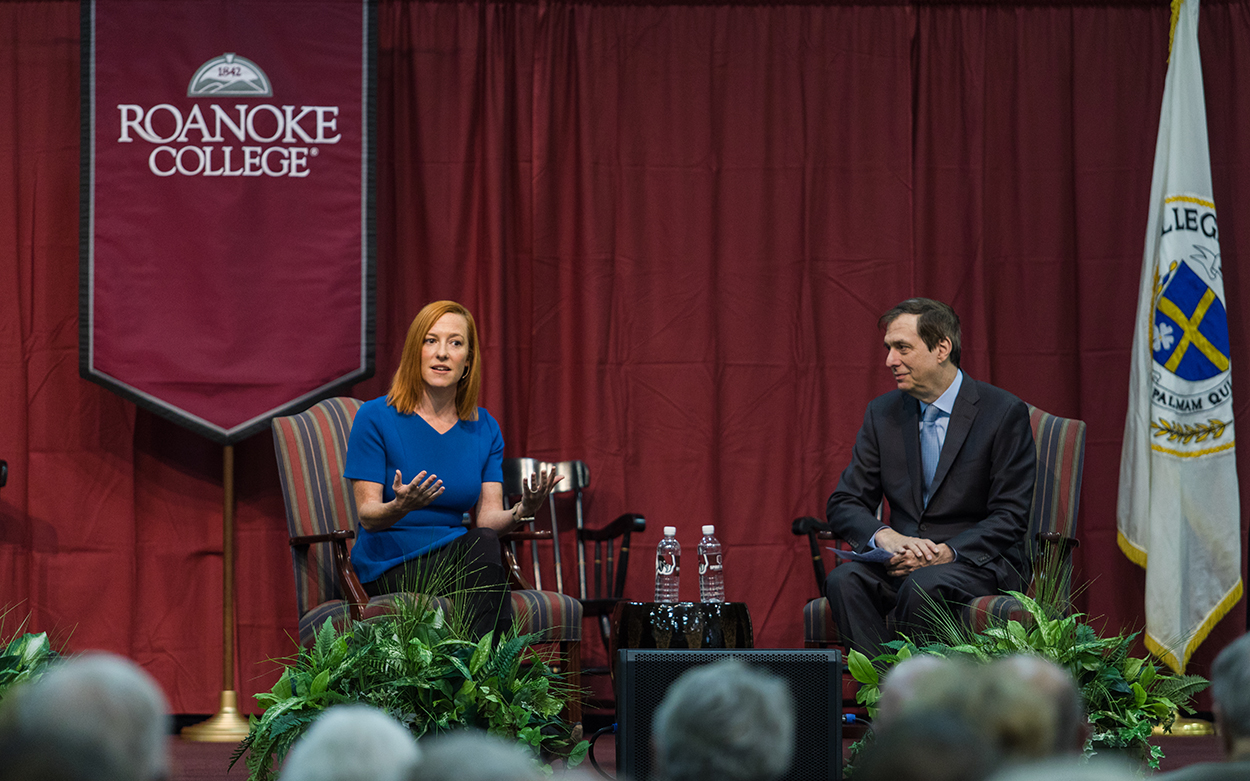 Jen Psaki at Roanoke College