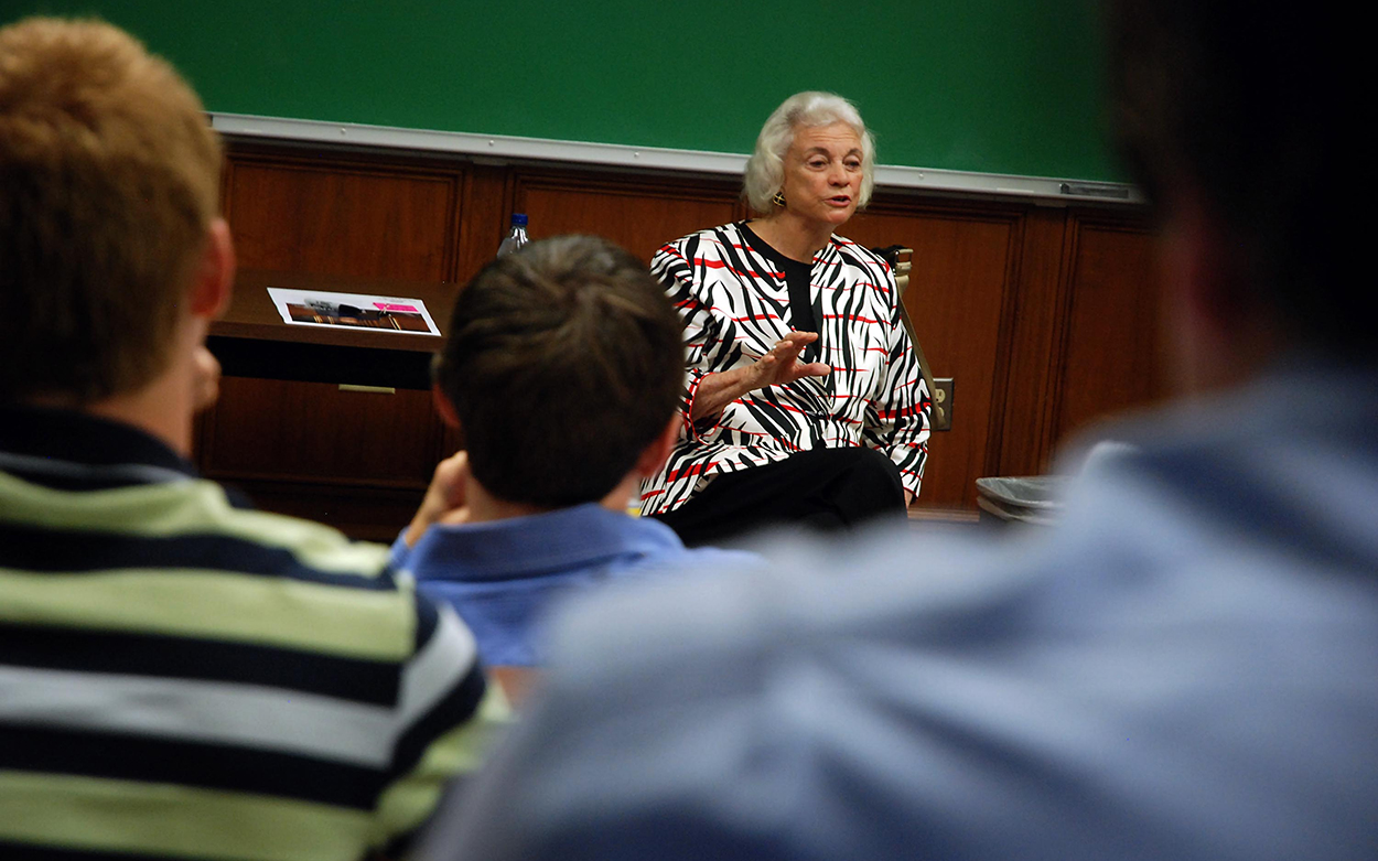 Justice Sandra Day O'Connor at Roanoke College