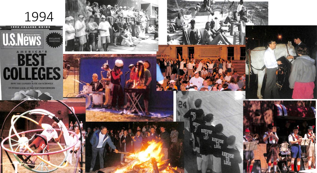 Images from the Class of 1994 yearbook