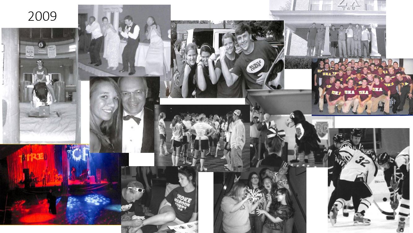 Images from the Class of 2009 yearbook