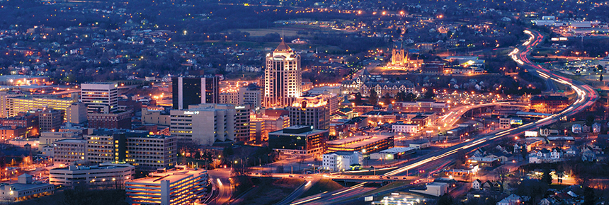 Downtown Roanoke skyline