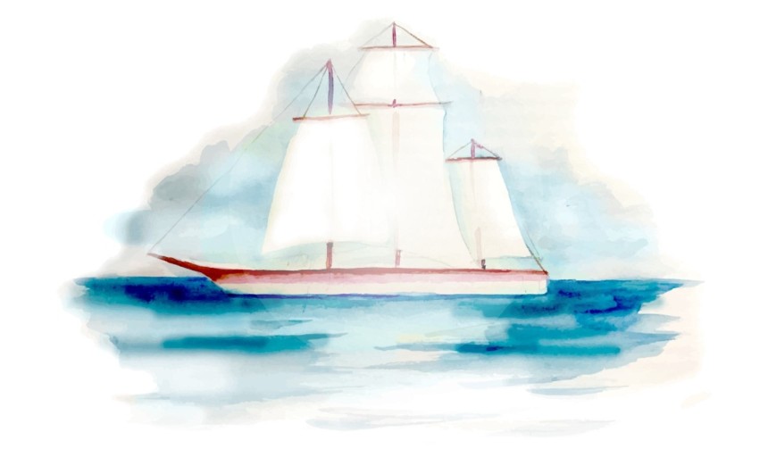Drawing of a boat