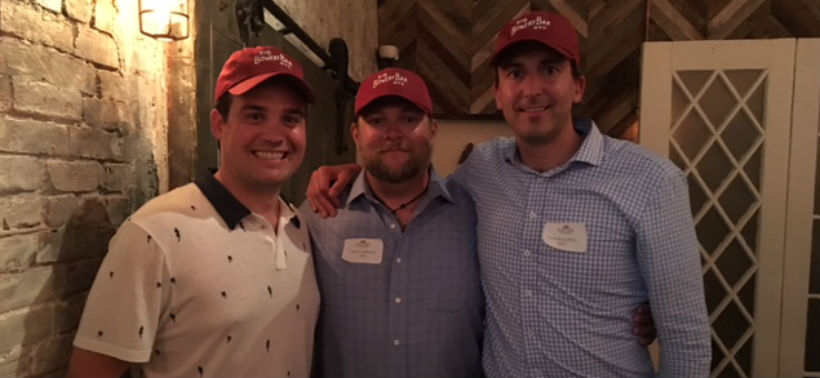 Three members of the Alumni Chapter