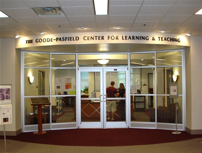 The Goode-Pasfield Center for Learning and Teaching located in Fintel Library