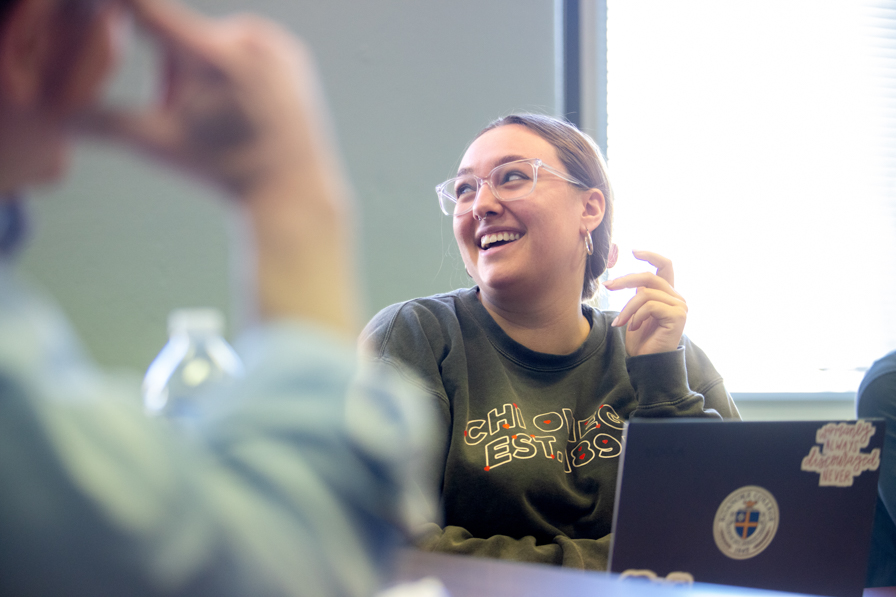 girl in class