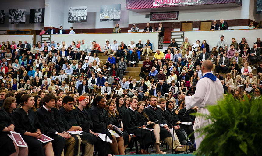 students at baccalaureate