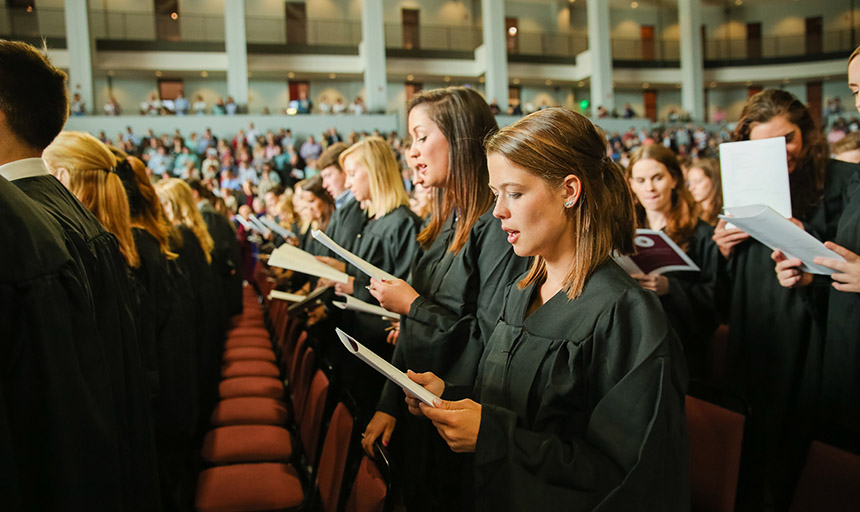 Students at Baccalaureate