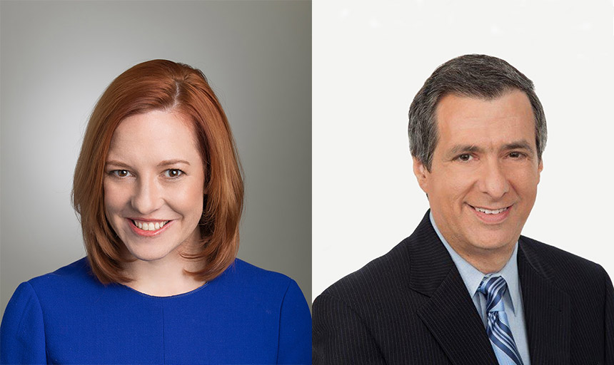 Jen Psaki Headshot, Kurtz Headshot