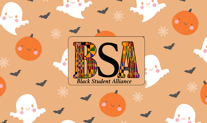 BSA logo against Halloween themed backdrop