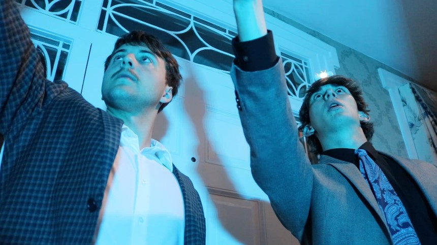 Students in film production