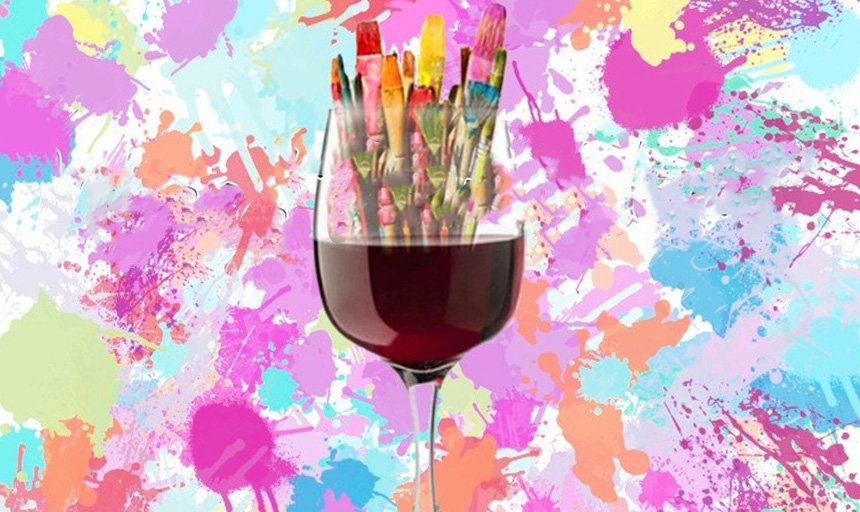 wine and paint night