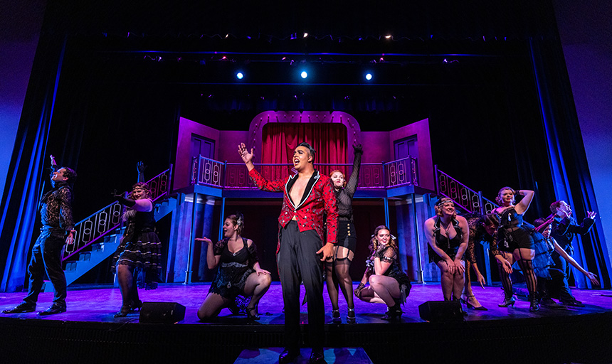 Roanoke college theatre in Cabaret 
