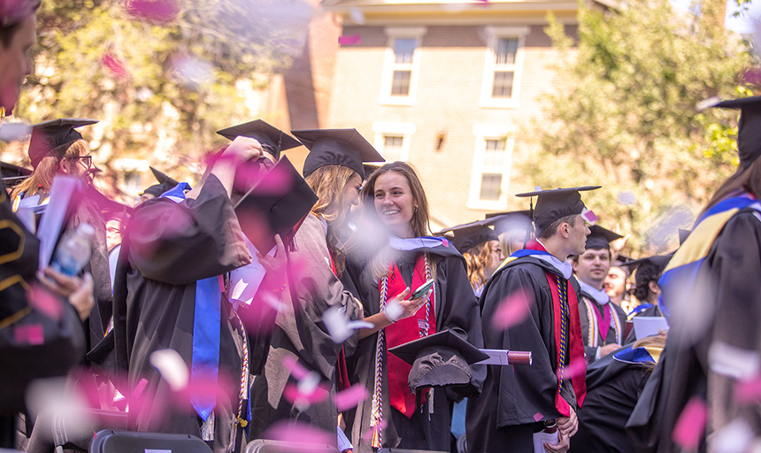 Graduation celebration 