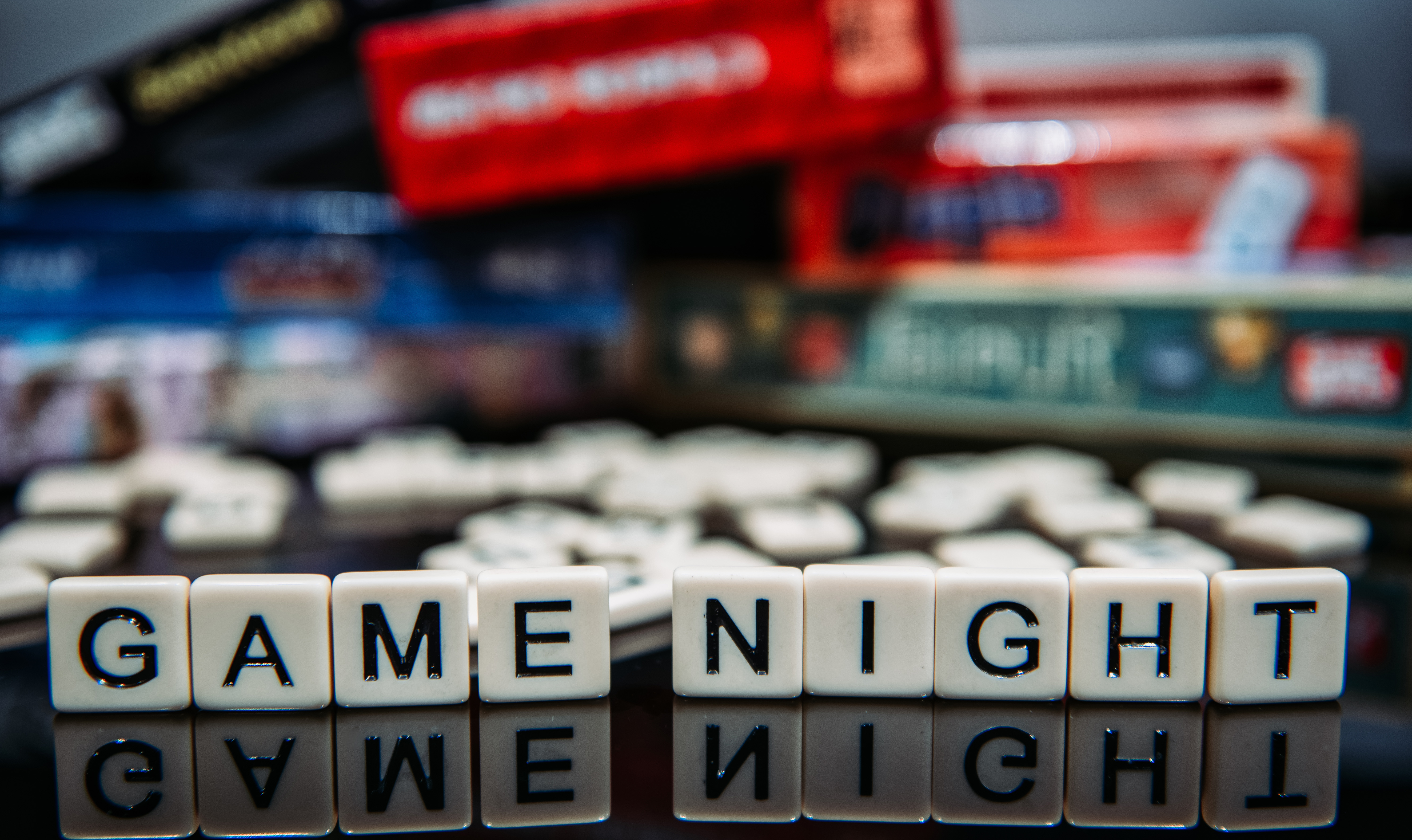 Game Night Dice Reflected