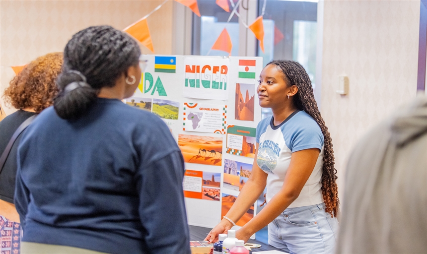 photo of girls talking 