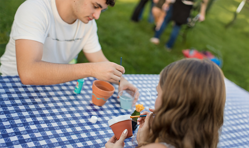 pot painting