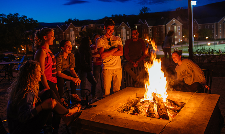smores and campfire