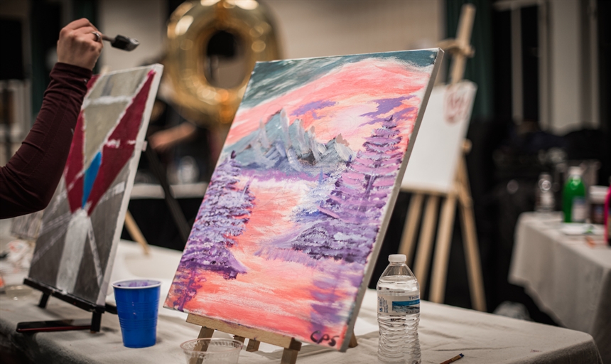 Bob Ross Paint Night events image