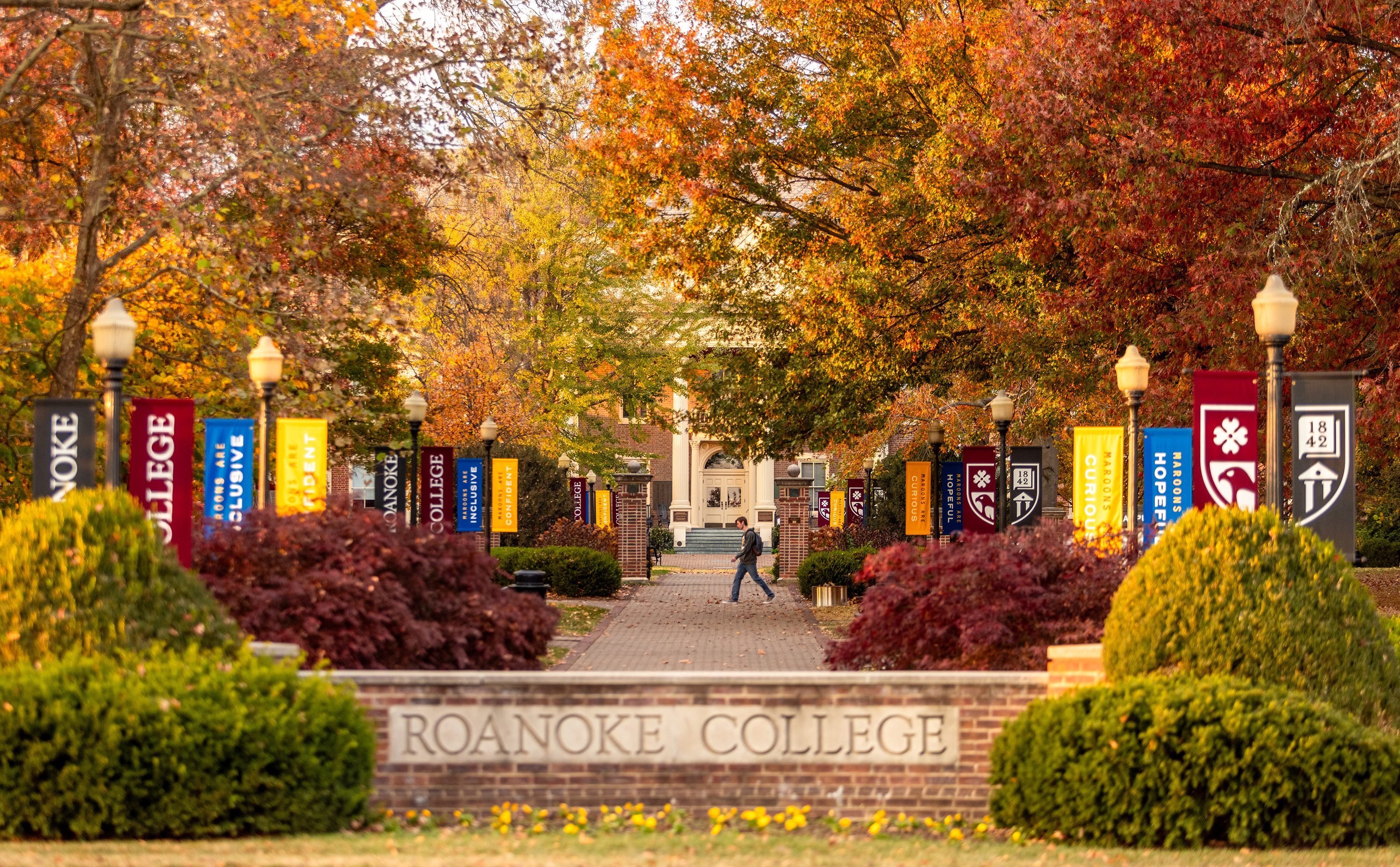 Front quad in fall
